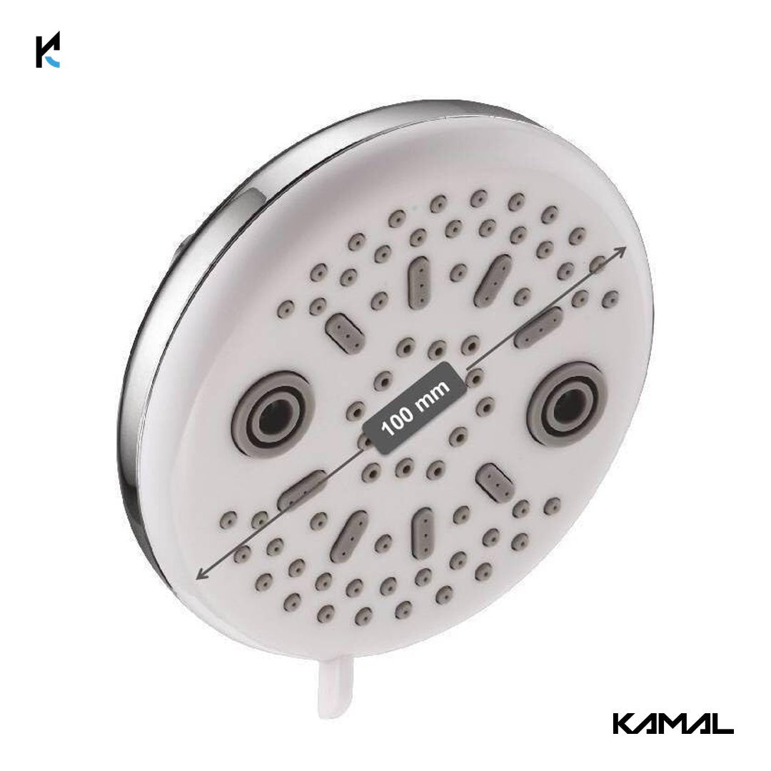Gio Round Shower 4 Inch (Multiflow) - Gio Round - Kamal Bathware