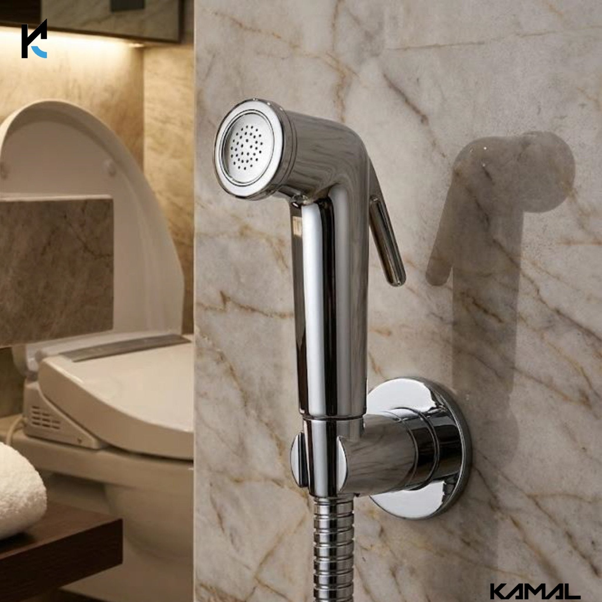 Health Faucet Gun – Premium ABS Jet Spray (Only Gun, No Hose & Hook) Faucet Set - by Kamal - Kamal Bathware