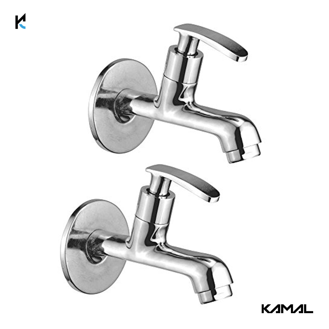 Irene Long Body Bib Cock (Full Brass) - by Kamal - Irene - Kamal Bathware