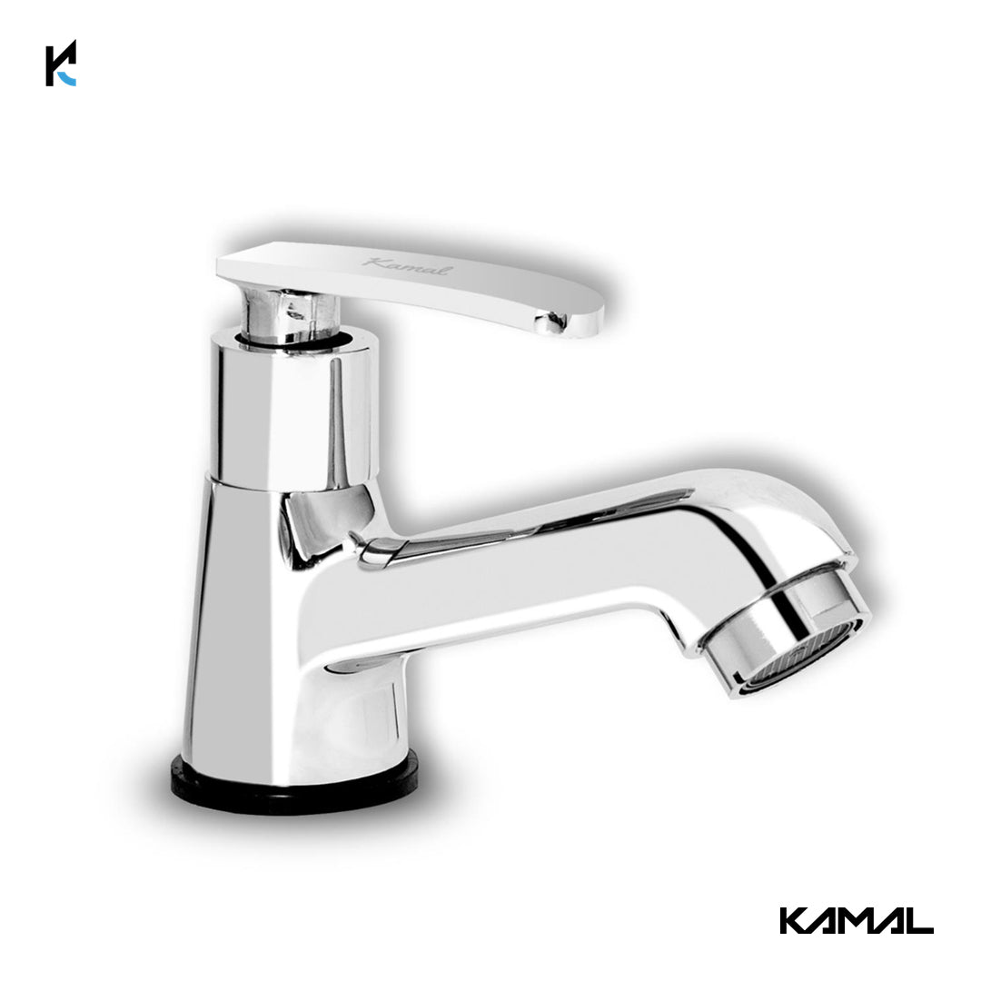 Irene Pillar Tap (Full Brass) - by Kamal - Kamal Bathware