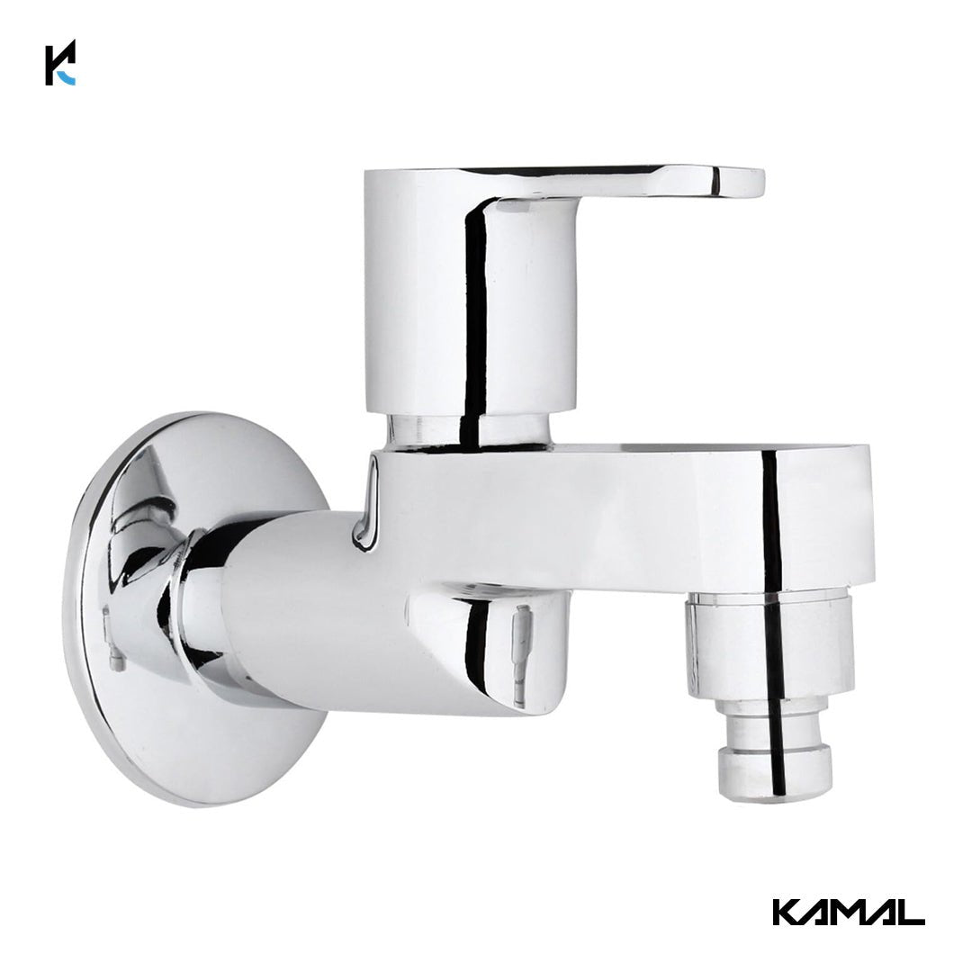 Onyx Washing Machine Bib Tap (Full Brass) - by Kamal - Onyx - Kamal Bathware