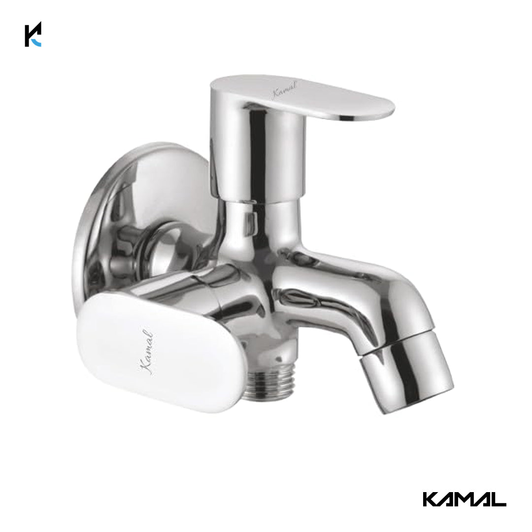 Opal Prime Novo Two Way Bib Tap (Full Brass) - by Kamal - Opal Prime Novo - Kamal Bathware