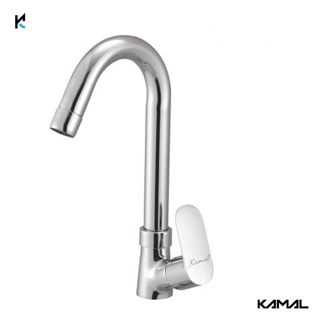 Opal Swan Neck (Full Brass) - by Kamal - Opal - Kamal Bathware