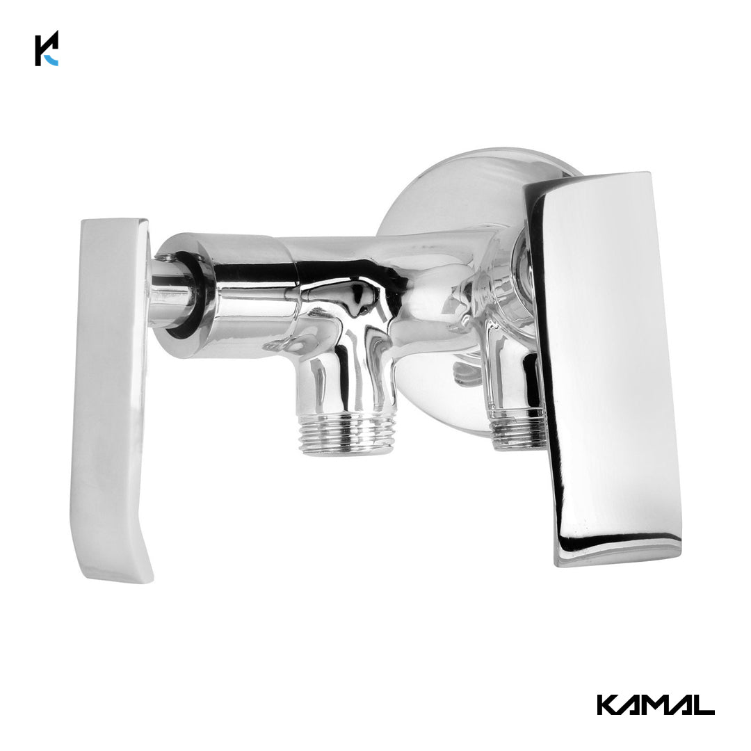 Orion Two in One Angle Valve (Full Brass) - by Kamal - Orion - Kamal Bathware
