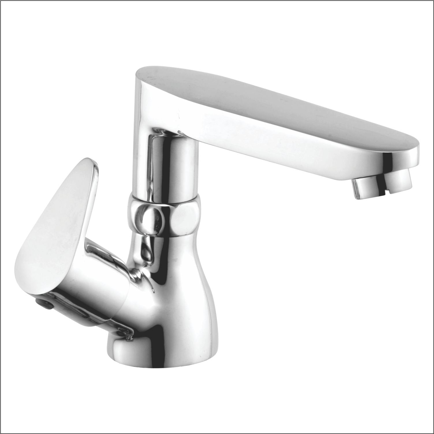 Osmium Deck Mounted Pillar Cock - by Kamal - Osmium - Kamal Bathware