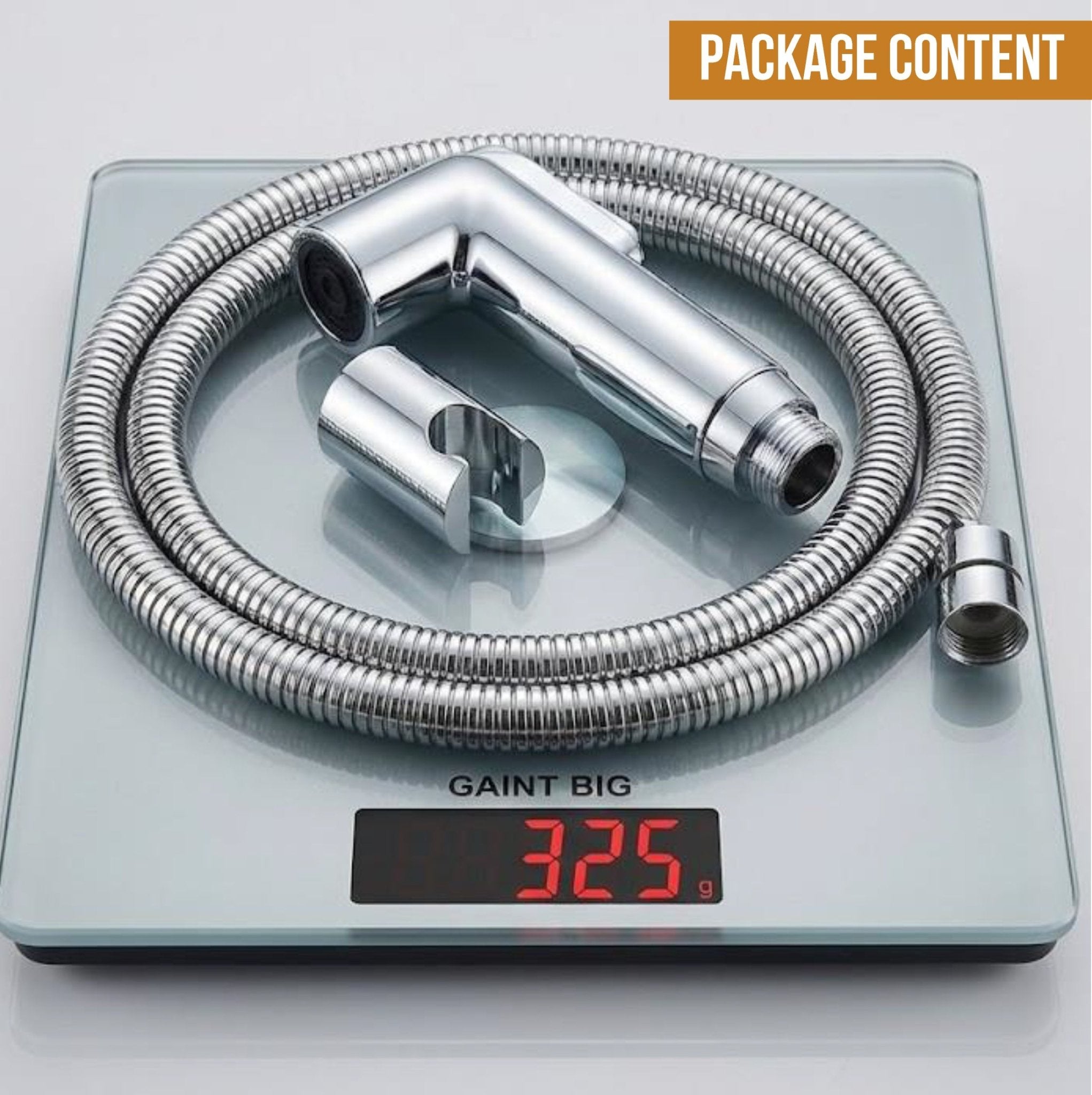 Parry Premium Health Faucet with 1.25 Mtr Shower Hose & Wall Hook - by Kamal - Parry - Kamal Bathware