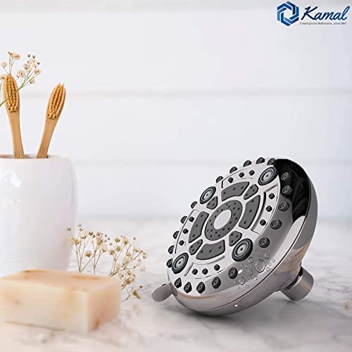 Premium Romano Overhead Shower 6 Spray Modes - by Kamal - Premium - Kamal Bathware