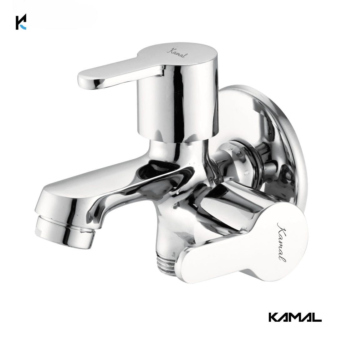 Rio Elite Two Way Bib Tap (Full Brass) - by Kamal - Rio Elite - Kamal Bathware