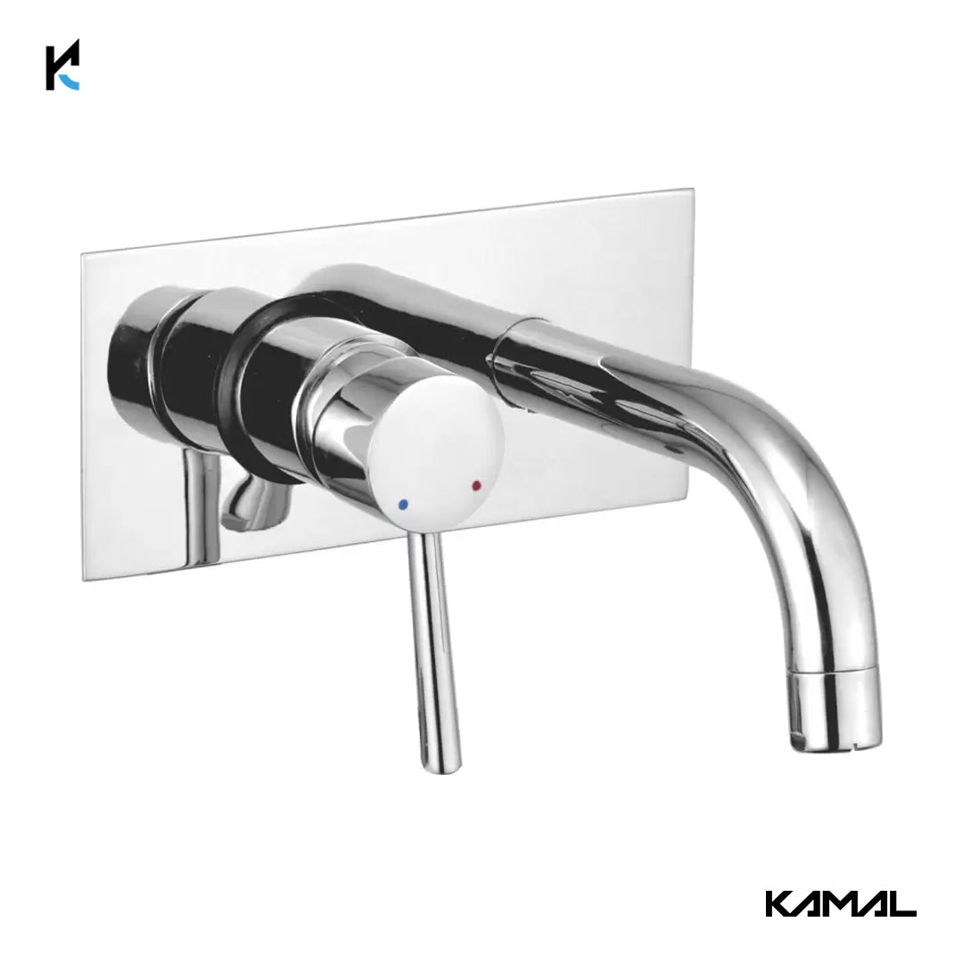Robin Basin Mixer (Full Brass) - by Kamal - Robin - Kamal Bathware