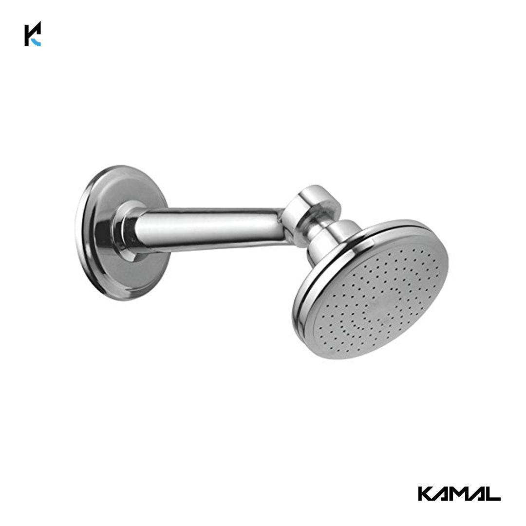 Royal Brass Overhead Shower With Arm - by Kamal - Royal - Kamal Bathware