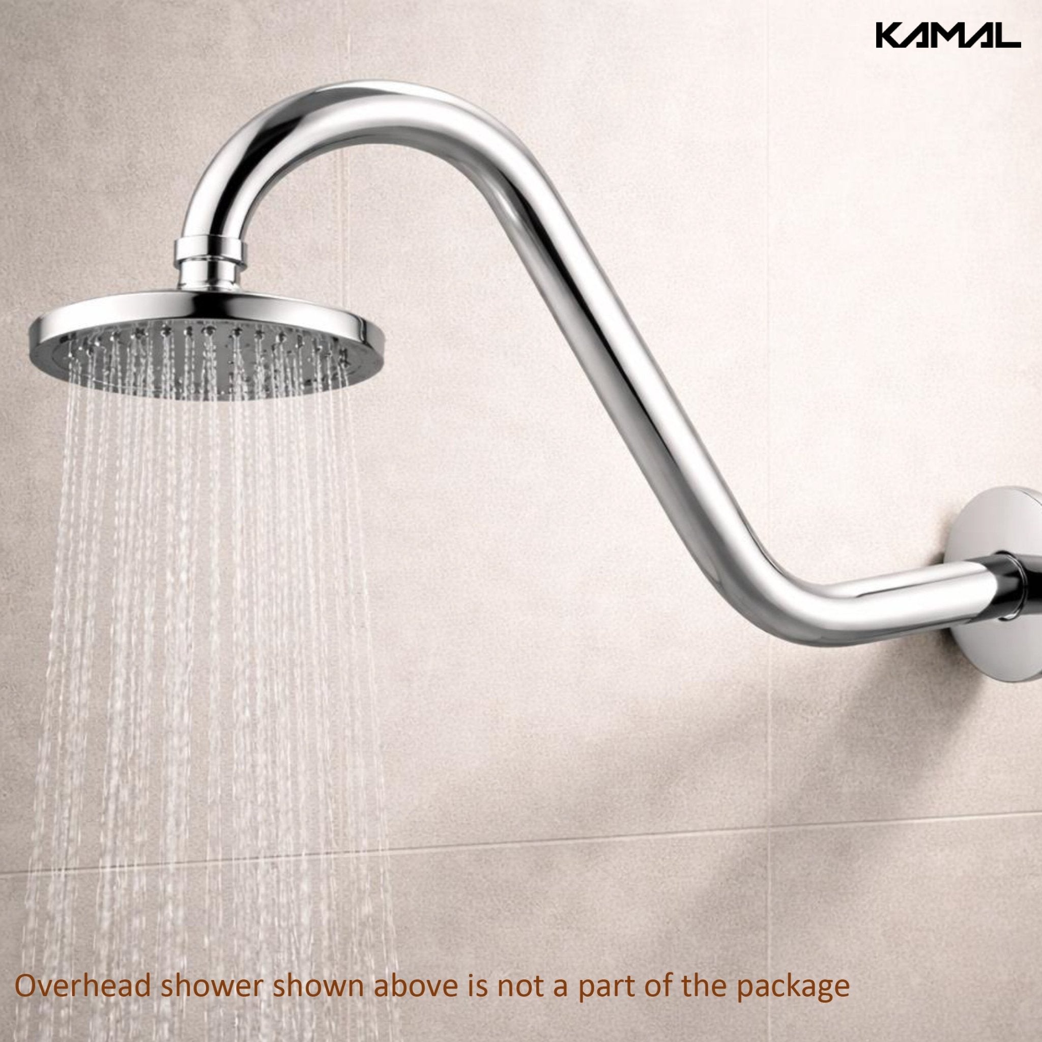 S - Type Shower Arm - by Kamal - S - Type - Kamal Bathware