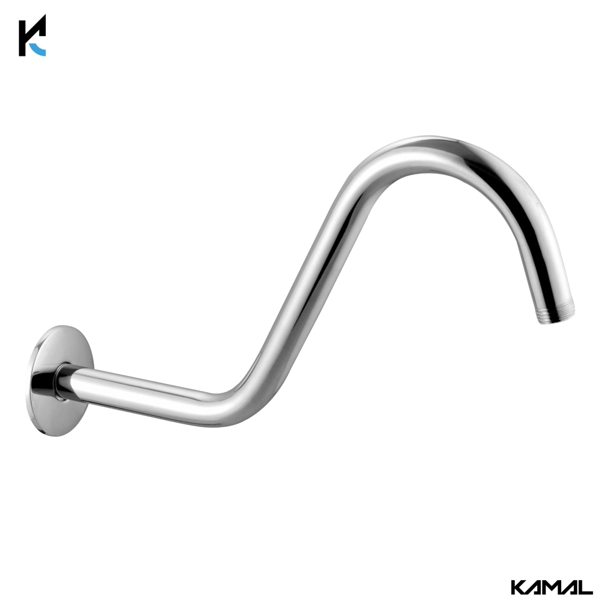 S - Type Shower Arm - by Kamal - S - Type - Kamal Bathware