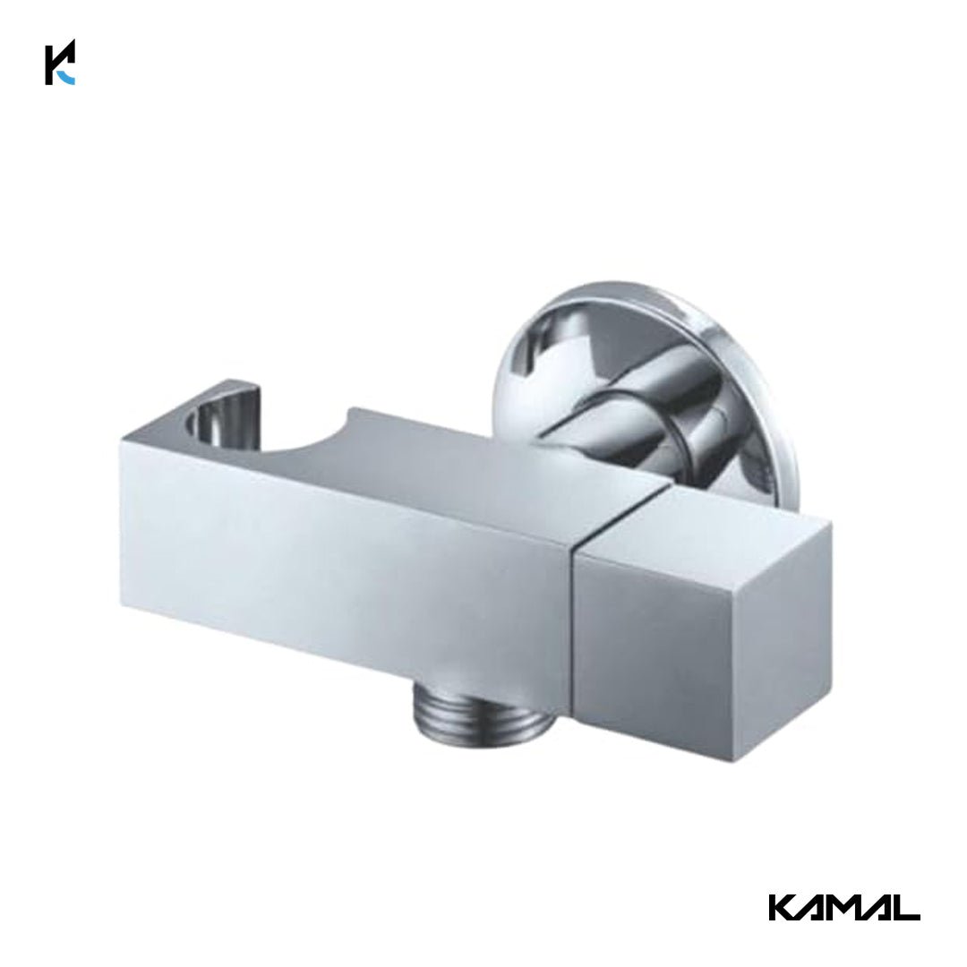 Schön Premium Full Brass Angle Valve with Holder (Full Brass) - by Kamal - Schön - Kamal Bathware