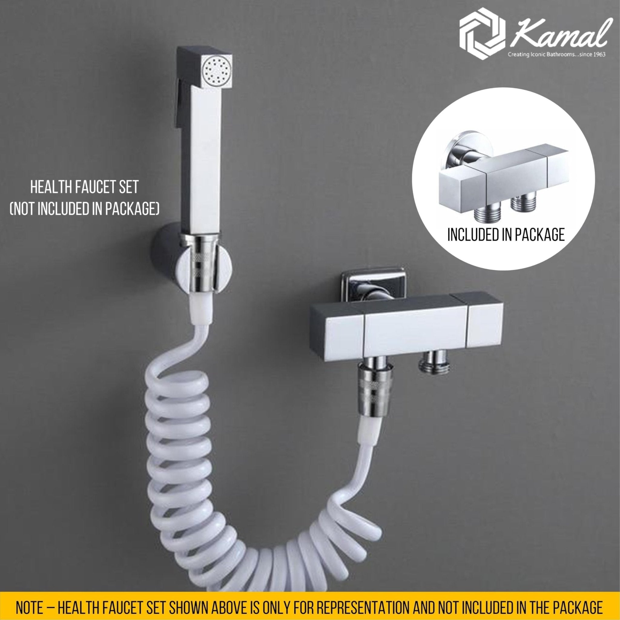 Schön Two way Angle Valve (Full Brass) - by Kamal - Kamal Bathware