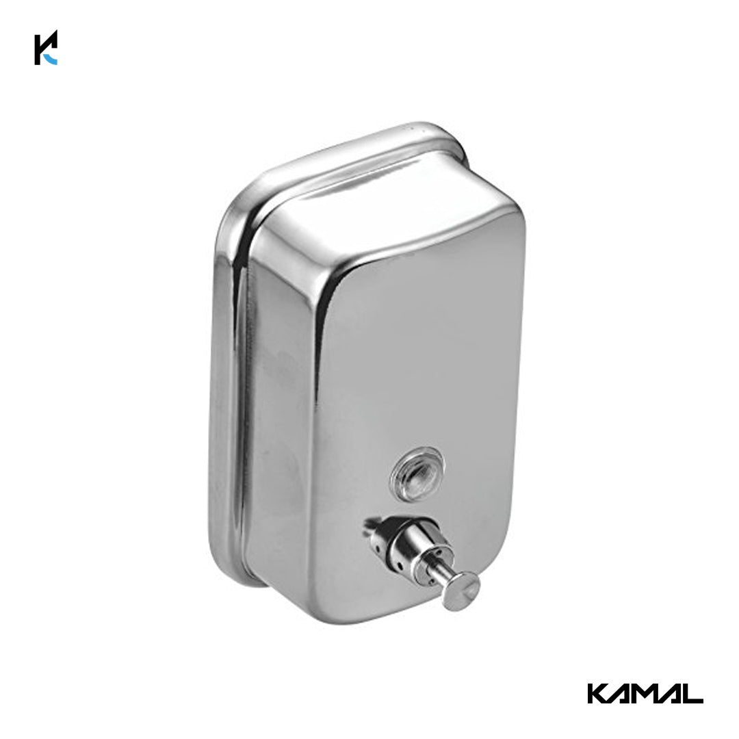 Sleek Stainless Steel Soap Dispenser - by Kamal - Sleek - Kamal Bathware