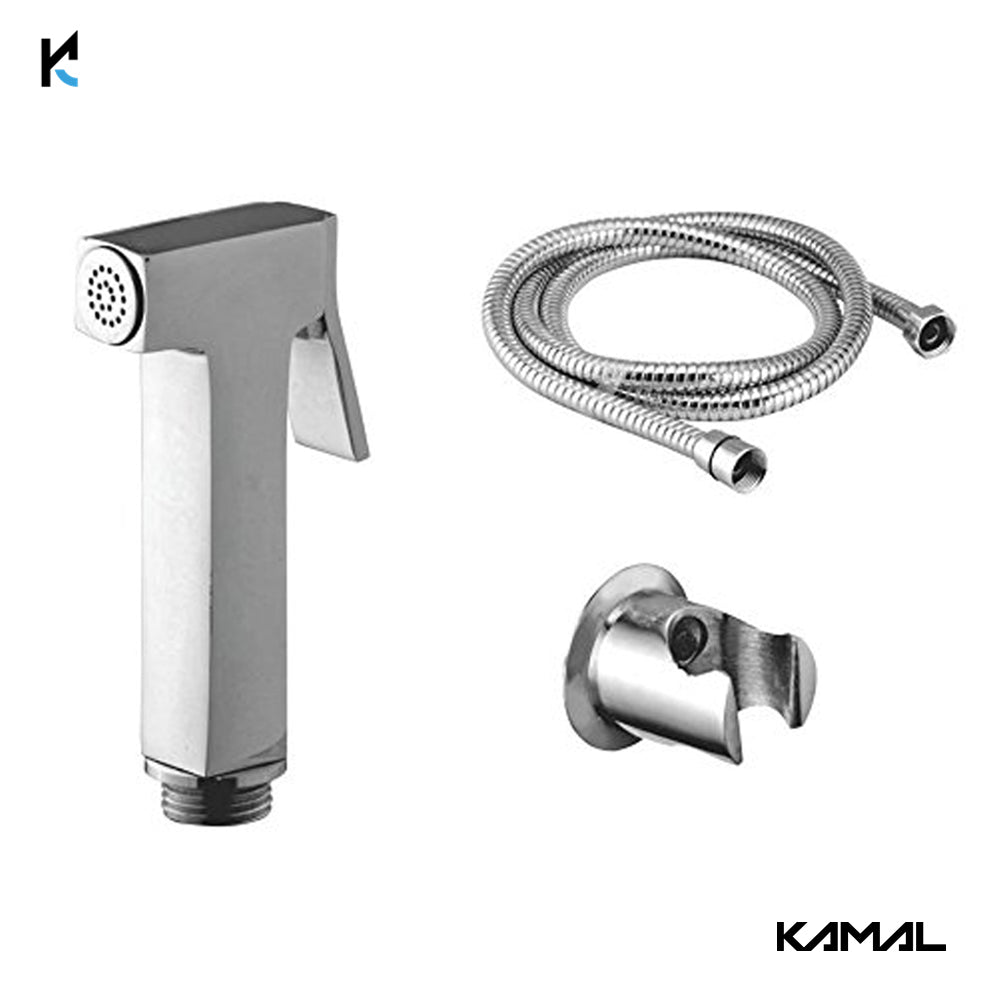 Square Full Brass Health Faucet - by Kamal - Square - Kamal Bathware