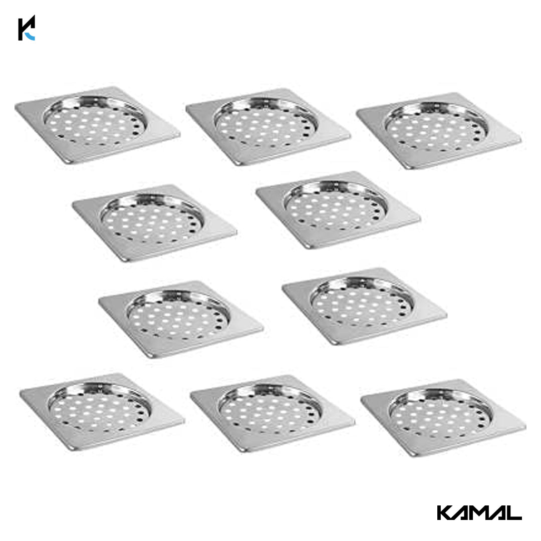Square Ring Trap 5x5 Inch Jali (Regular) - by Kamal - Square Ring Trap - Kamal Bathware