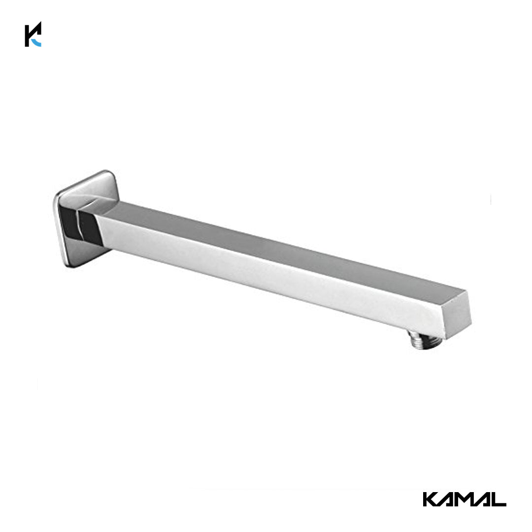 Square Shower Arm ( Brass ) - by Kamal - Square - Kamal Bathware