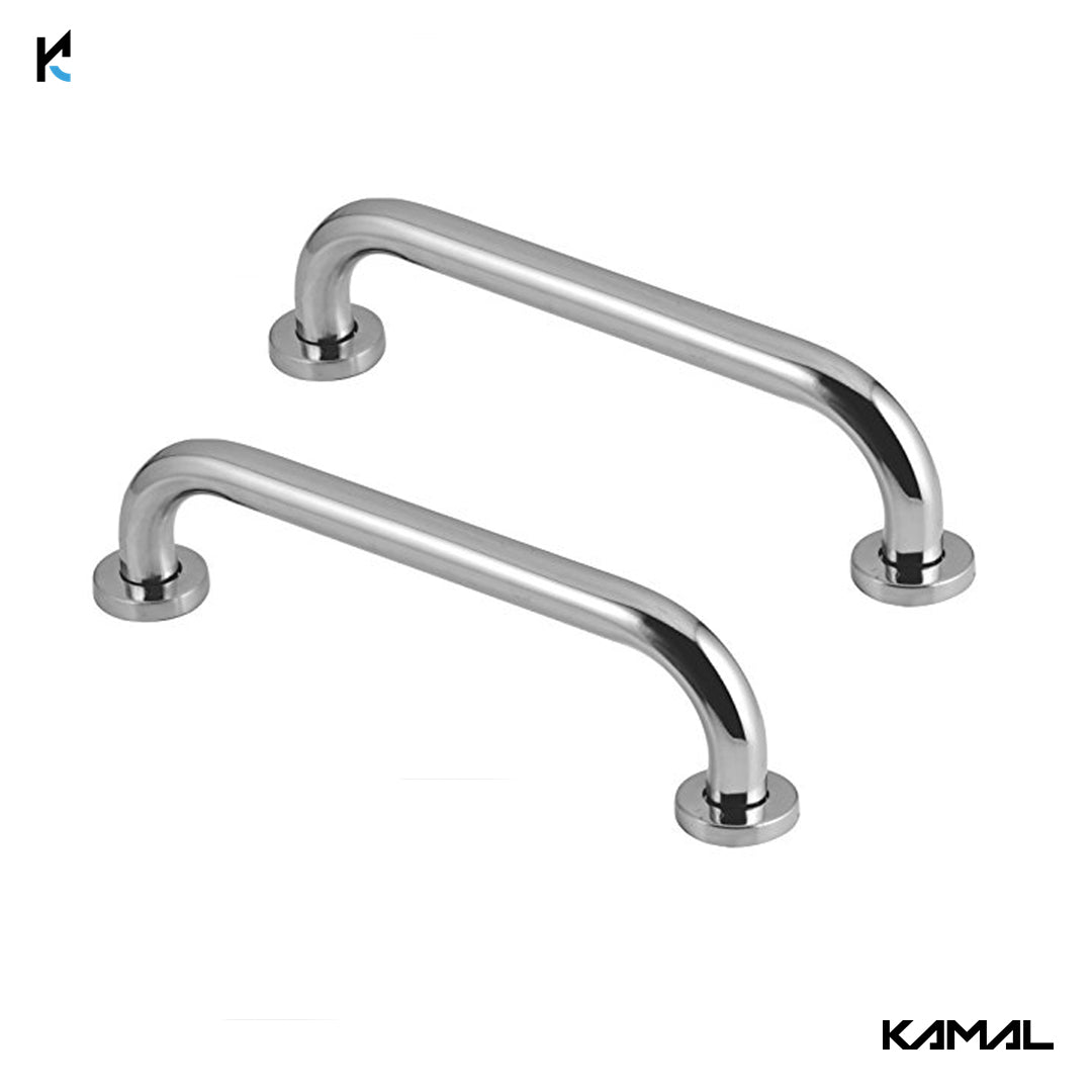 Stainless Steel Wall Mounted Grab Bar, Towel Bar, Bathtub Rails - by Kamal - Premium - Kamal Bathware