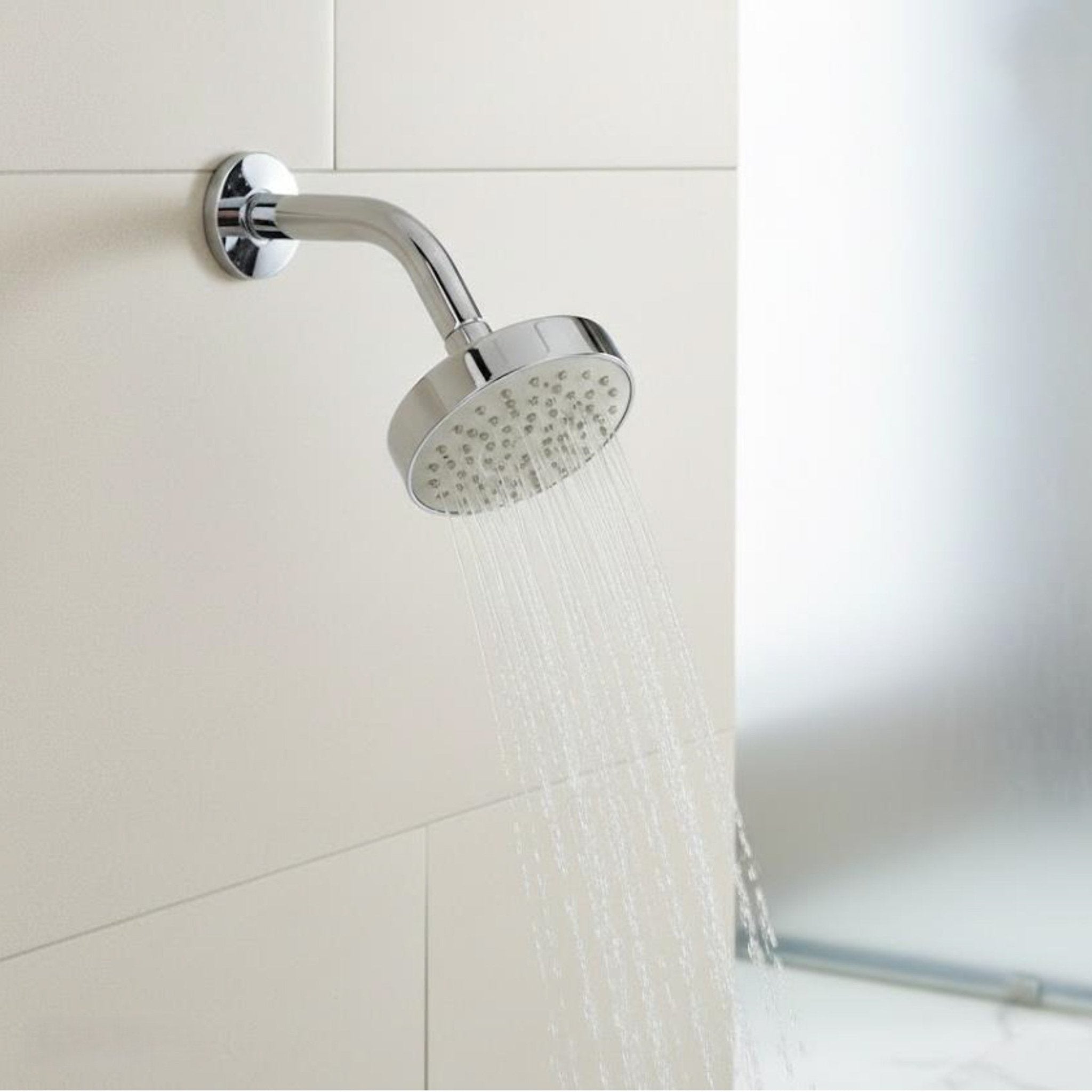 Stylish Round Shower 4 Inch with Arm - by Kamal - Stylish - Kamal Bathware