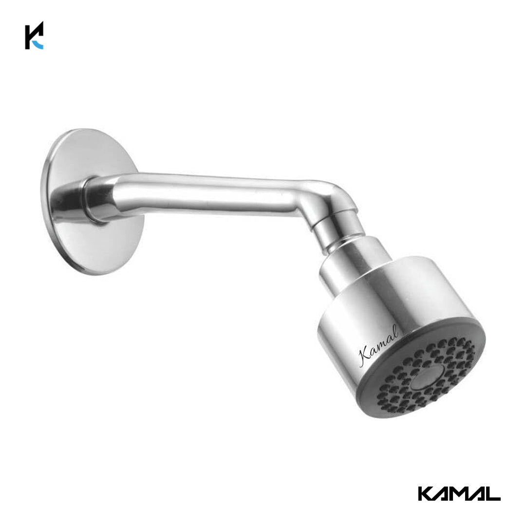 Tarim Stylish Shower with Shower Arm (ABS & Heavy Brass) - by Kamal - Tarim - Kamal Bathware