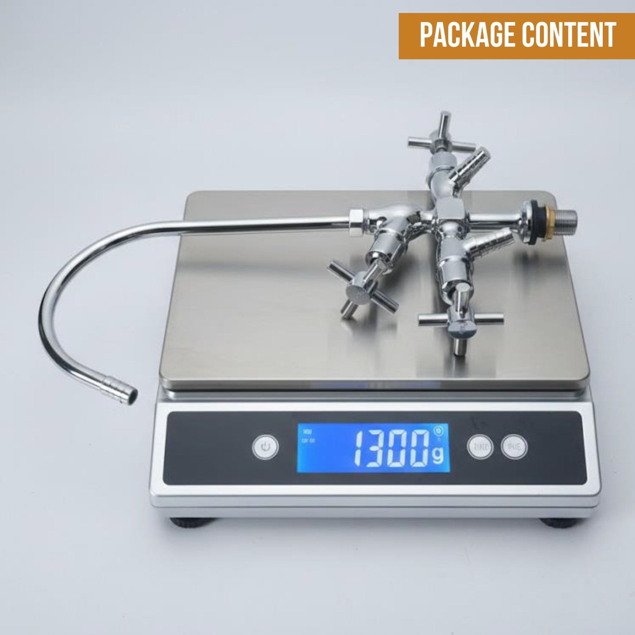 Three Way Laboratory Tap (Full Brass) - by Kamal - Faucets - Kamal Bathware