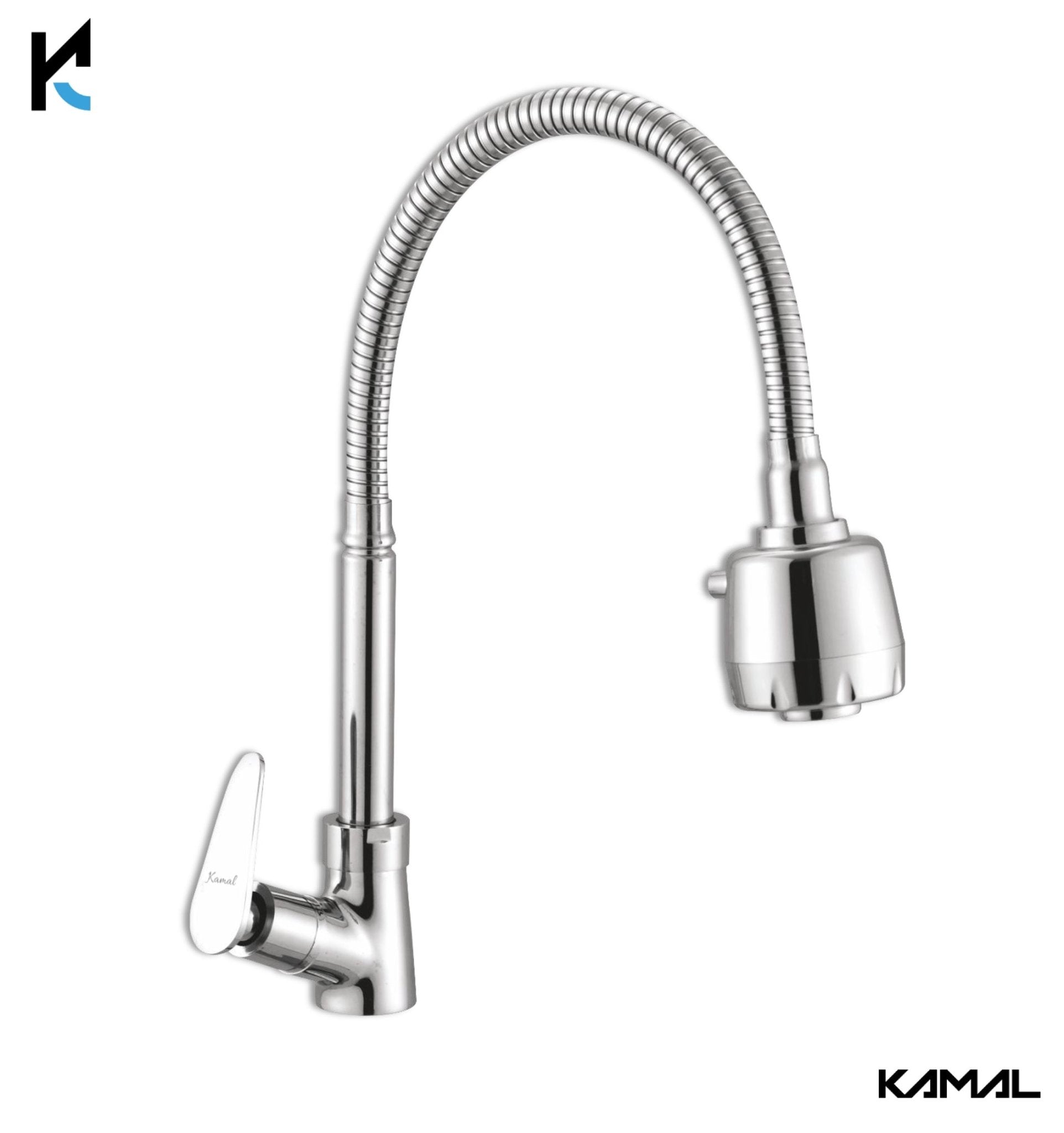 Vega Dual Flow Table Mounted 360° Sink Tap - by Kamal - Vega - Kamal Bathware
