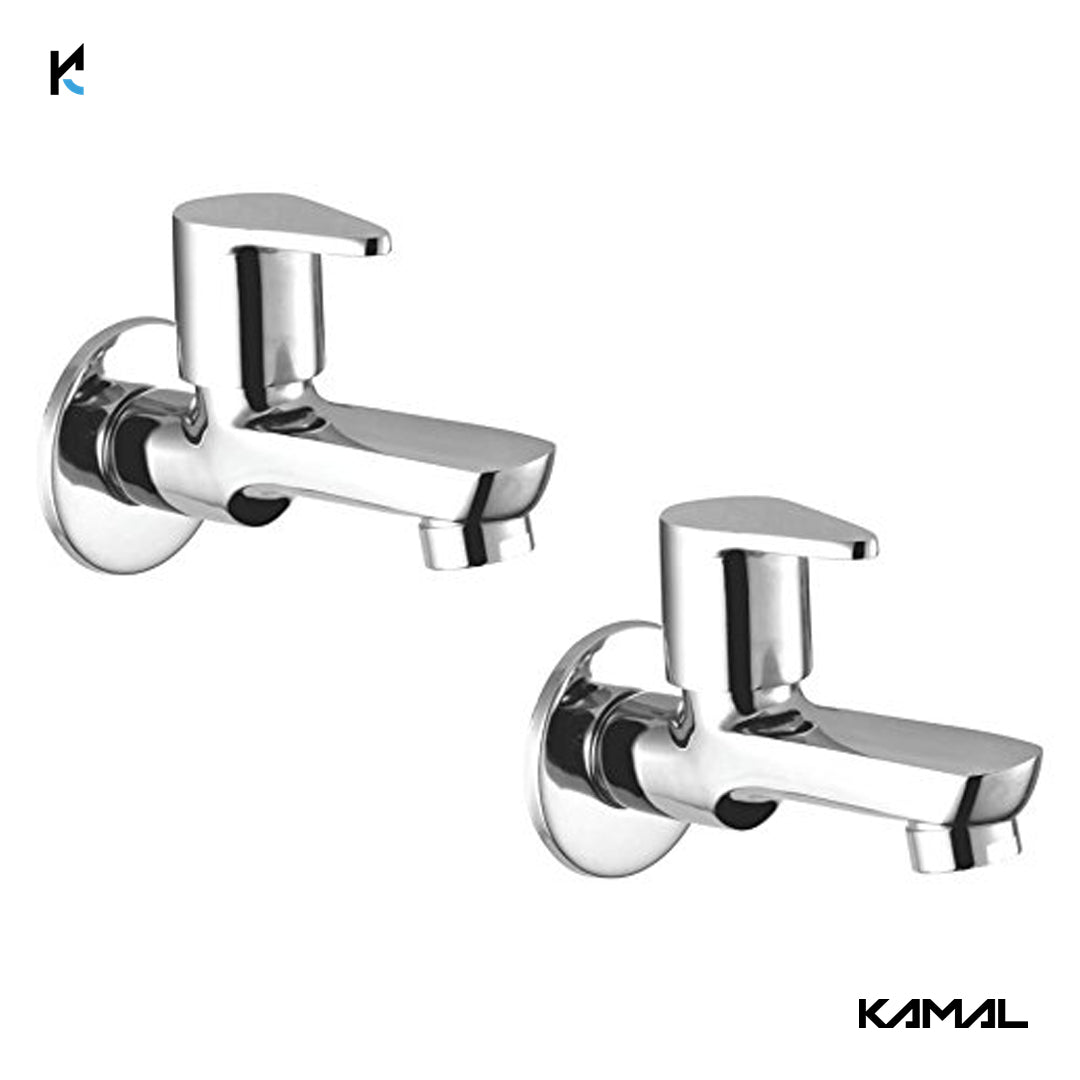 Vignette Long Body Bib Tap (Full Brass) - by Kamal - Vignette - Kamal Bathware