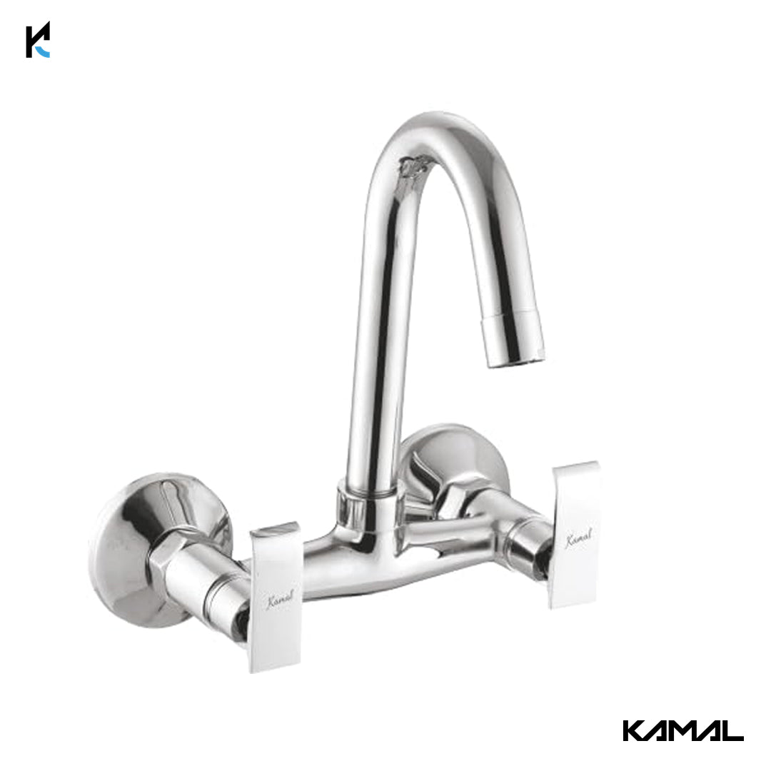Vista Sink Mixer Spout Faucet (Full Brass) - by Kamal - Vista - Kamal Bathware