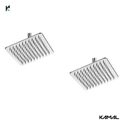 Square Ultra Slim Rain Shower Without Arm - by Kamal