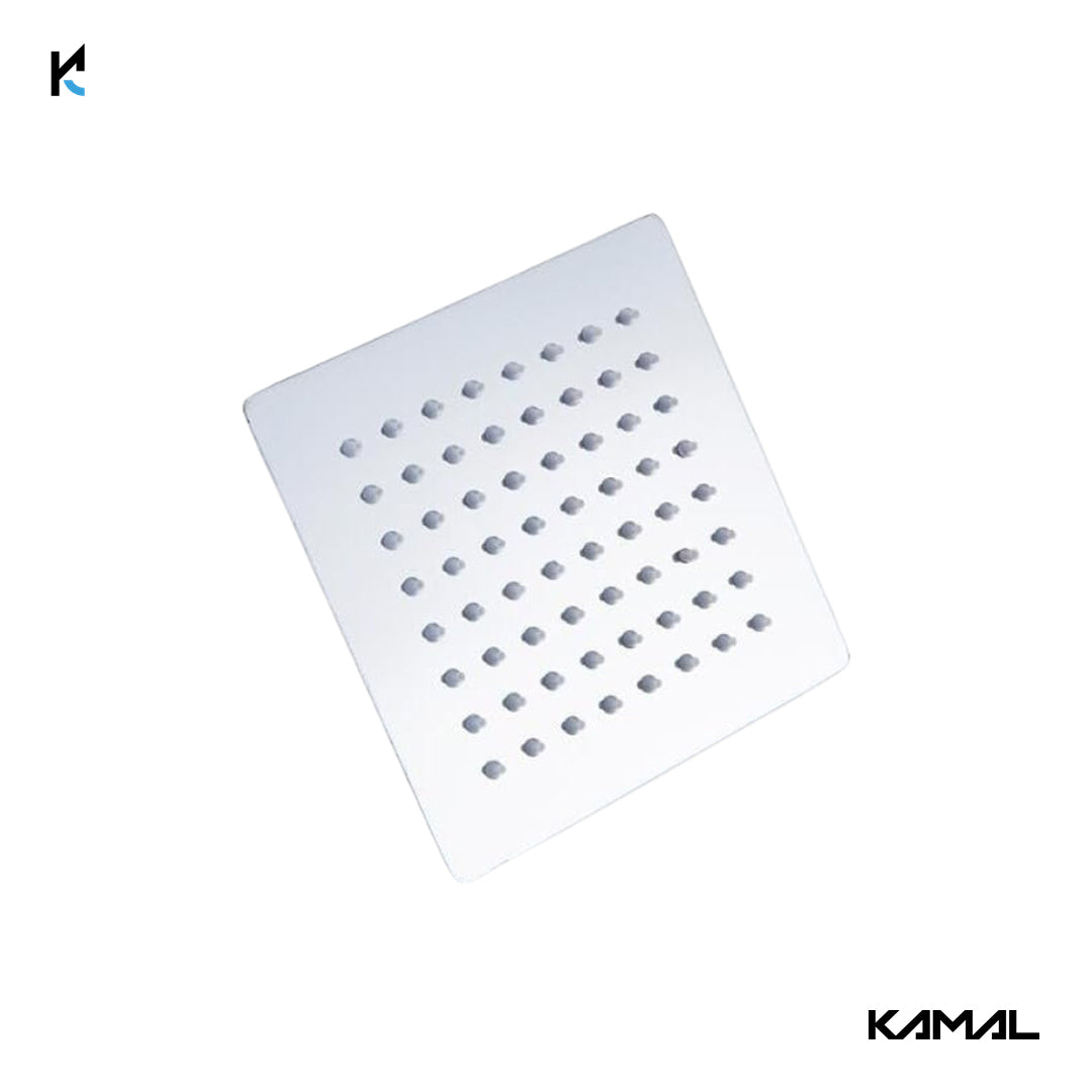 Square Ultra Slim Rain Shower (Only Showerhead) - by Kamal