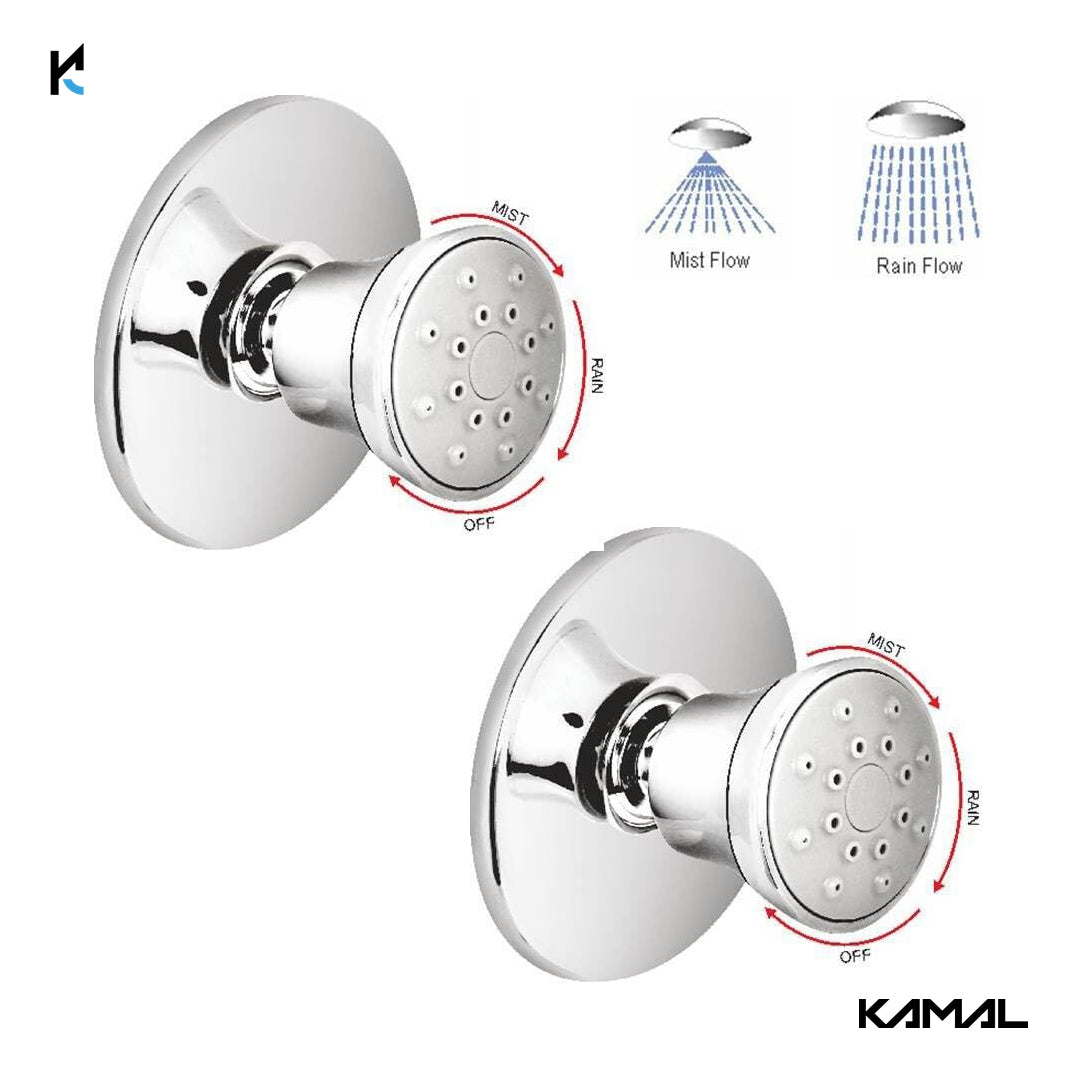 Mist Body Jet (Multiflow) Shower Head - by Kamal
