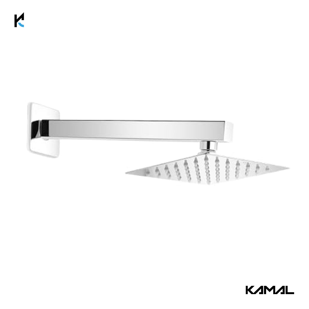 Ultra Slim Rain Shower Stainless Steel Shower Arm - by Kamal