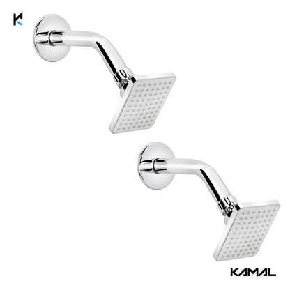 Overhead Sail Shower with 8 Inch Shower Arm