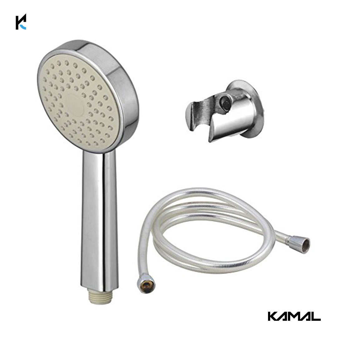 Opal ABS Hand Shower With ABS Shower Tube & Wall Hook - by Kamal
