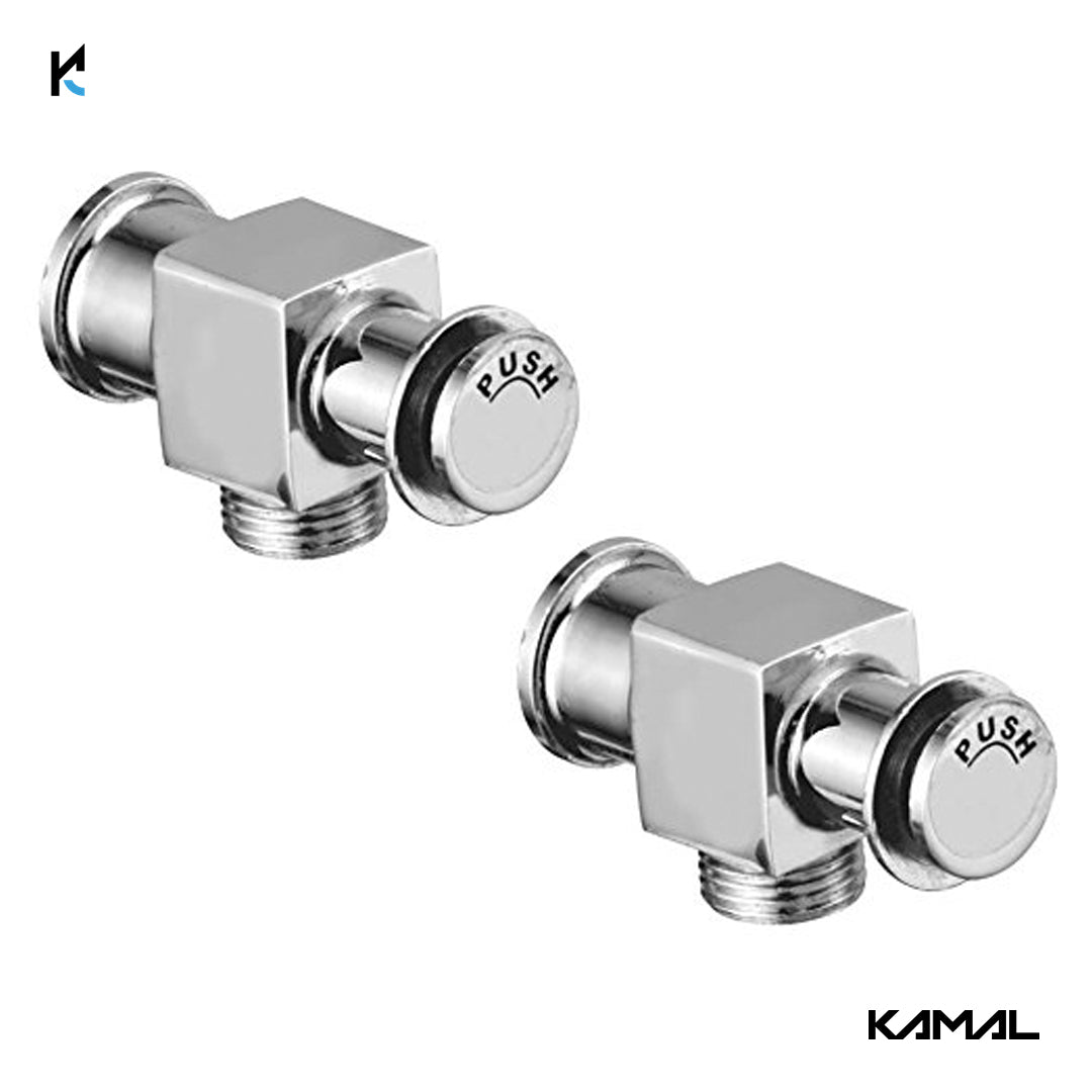 Urinal Push Cock (Full Brass) - by Kamal