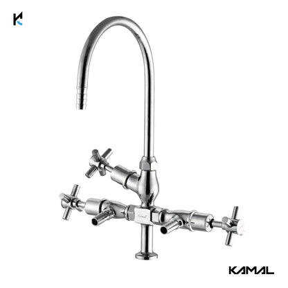 Two Way Laboratory Tap (Full Brass) - by Kamal