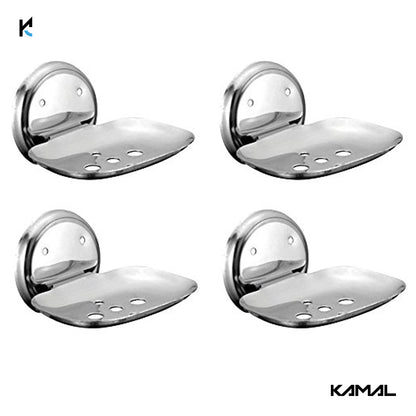Gamma Stainless Steel Soap Dish - by Kamal