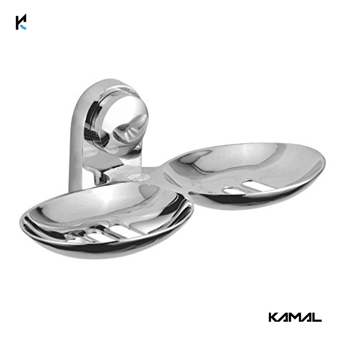 Badshah Brass Double Soap Dish - by Kamal