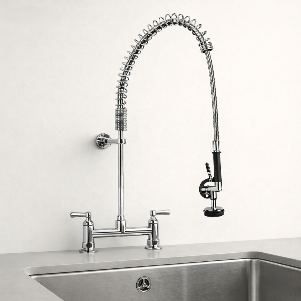 Commercial Pre Rinse Faucet with Sprayer - by Kamal