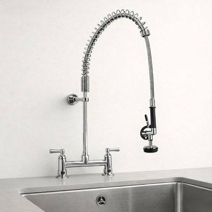 Commercial Pre Rinse Faucet with Sprayer - by Kamal