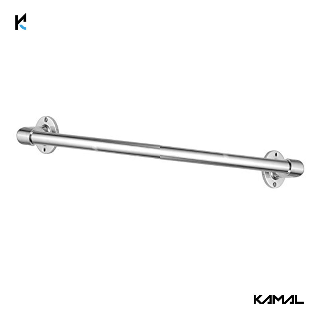 Full Brass L Type 24 Inch Towel Rod/Towel Hanger - by Kamal