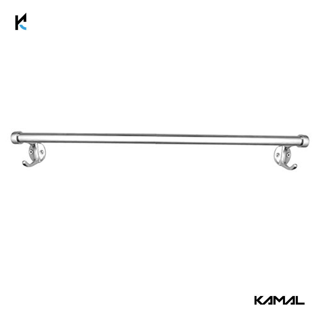 Full Brass Towel Rod 24 Inch - by Kamal