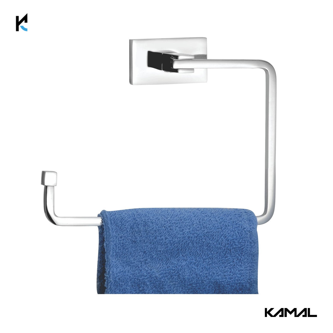 Amethyst Brass Towel Ring - by Kamal