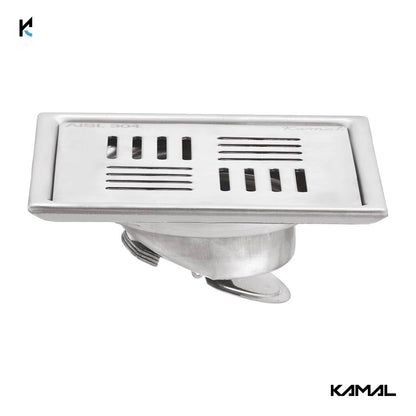 Kubix Cockroach Trap | SS 304 Grade Floor Drain Jali with Collar - by Kamal