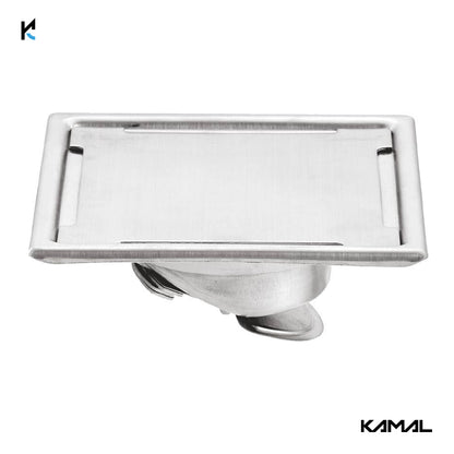 Omega Cockroach Trap SS 304 Grade Floor Drain Jali with Collar - by Kamal