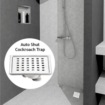 Rio Cockroach Trap (5x5 Inch) SS 304 Grade Floor Drain Jali  - by Kamal