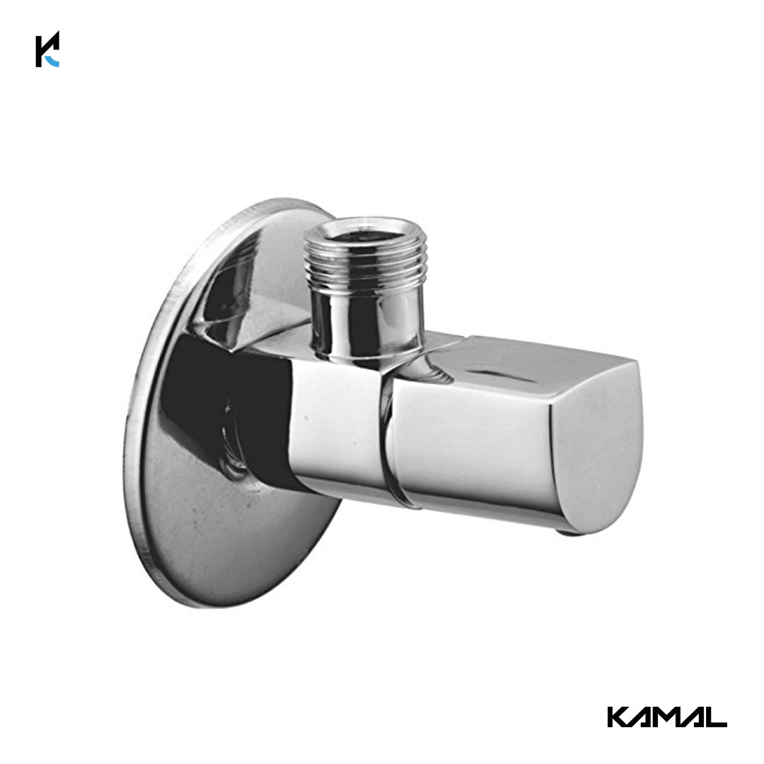Aria Full Brass Angle Tap (Full Brass) - by Kamal