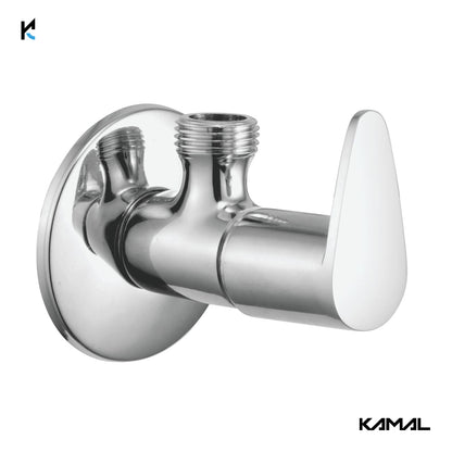Vignette Full Brass Angle Cock Tap (Full Brass) - by Kamal
