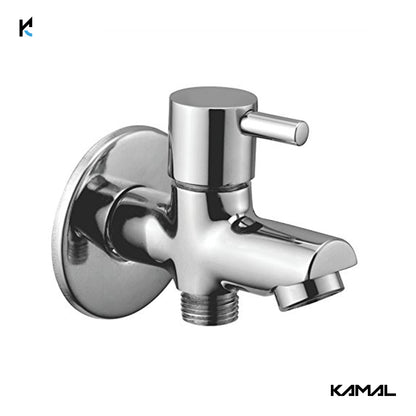 Full Brass Two Way Bib Tap - by Kamal